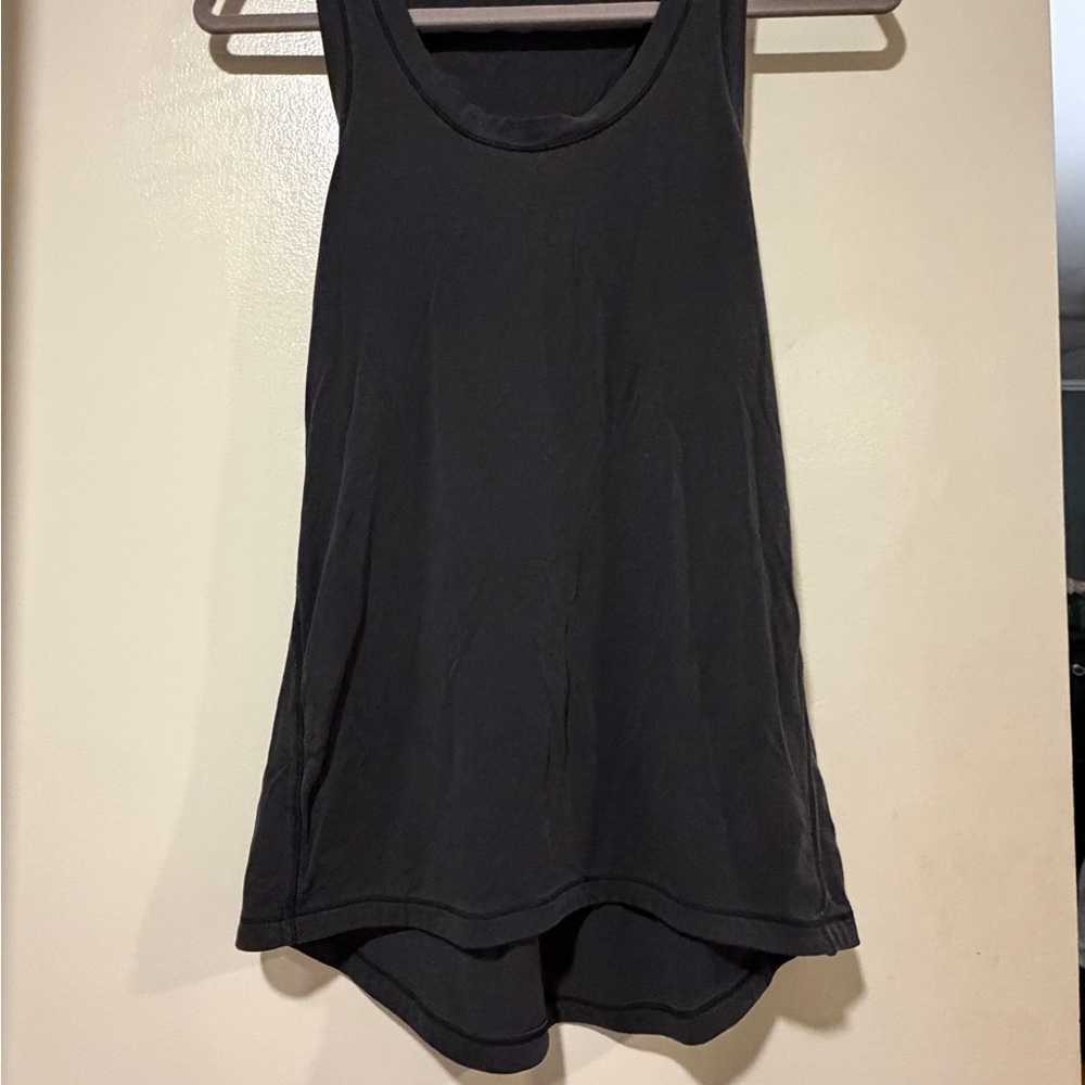 Calia by Carrie Underwood Black Flowy Racerback Tank Top | Size Small